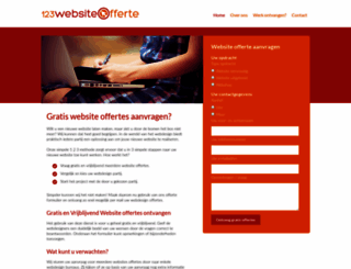 123websiteofferte.nl screenshot