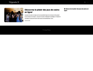 12goals.fr screenshot