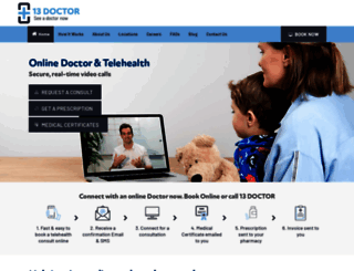 13-doctor.com.au screenshot
