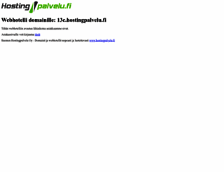 13c.hostingpalvelu.fi screenshot
