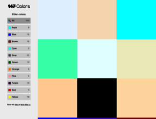 147colors.com screenshot