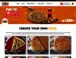 14thstreetpizza.com screenshot