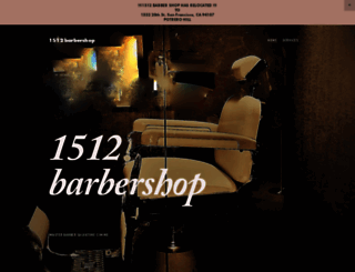 1512barbershop.com screenshot