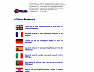 17-minute-world-languages.com screenshot