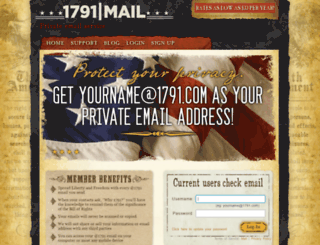 1791mail.com screenshot