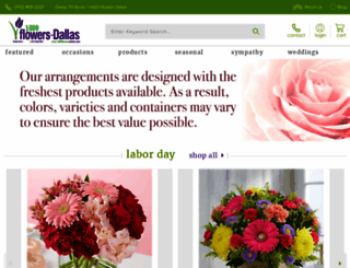 1800flowersdallas.com screenshot