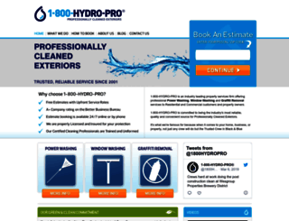 1800hydropro.com screenshot
