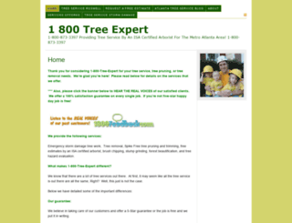 1800treeexpert.com screenshot