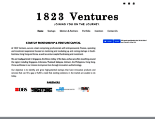 1823ventures.com screenshot