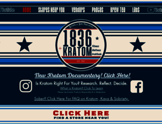 1836kratom.com screenshot