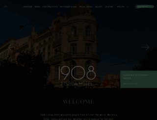 1908lisboahotel.com screenshot