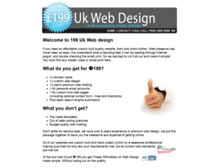 199ukwebdesign.com screenshot