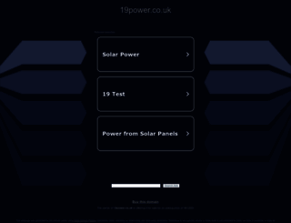 19power.co.uk screenshot