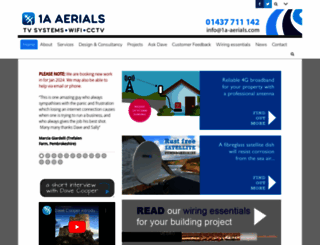 1a-aerials.com screenshot
