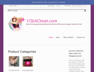 1clickcloset.com screenshot