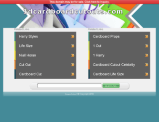 1dcardboardcutouts.com screenshot