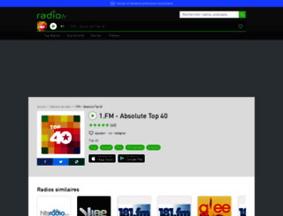 1fmtop40.radio.fr screenshot