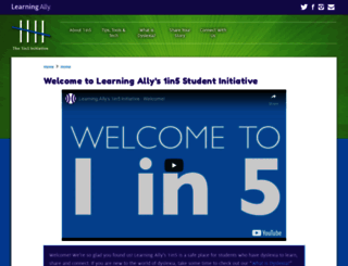 1in5.learningally.org screenshot