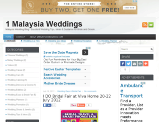 1malaysiaweddings.com screenshot
