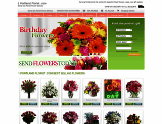 1portlandflorist.com screenshot