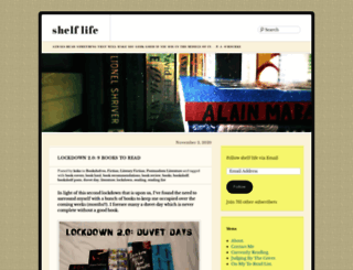 1shelflife.wordpress.com screenshot