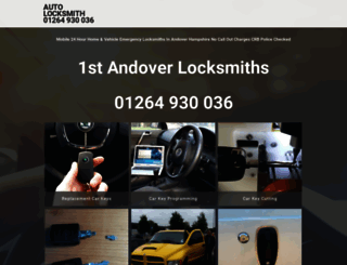 1st-andover-locksmiths.co.uk screenshot