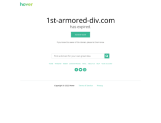 1st-armored-div.com screenshot