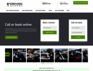 1st-driving-school.com screenshot