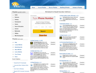 1st-email-searcher.winsite.com screenshot