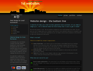 1st-websites.co.uk screenshot