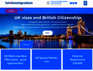 1st4immigration.com screenshot