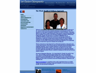 1stchoicechiropractor.com screenshot