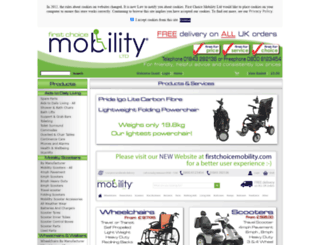 1stchoicemobility.co.uk screenshot