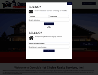 1stchoicerealtyga.com screenshot