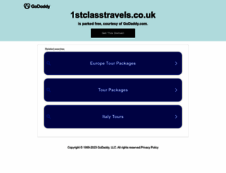 1stclasstravels.co.uk screenshot