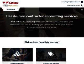 1stcontact-accounting.com screenshot