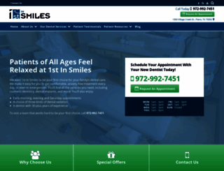 1stinsmiles.com screenshot