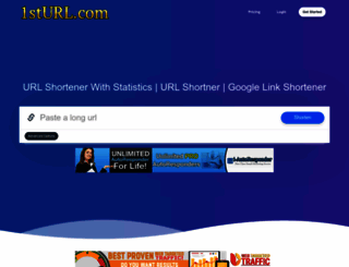 1sturl.com screenshot