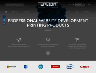 1webmaster.co.uk screenshot