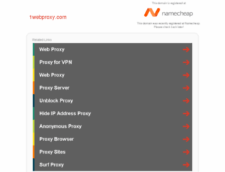 1webproxy.com screenshot