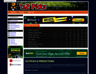 1x2picks.co screenshot
