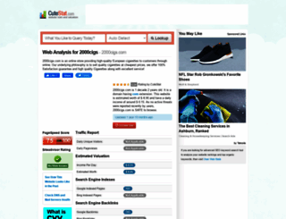 2000cigs.com.cutestat.com screenshot