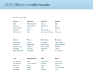 2012officialcountdown.com screenshot