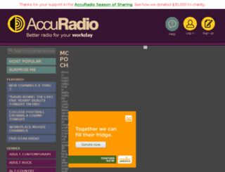 2013.accuradio.com screenshot