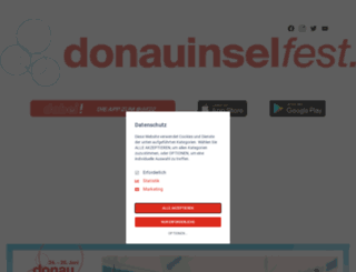 2013.donauinselfest.at screenshot