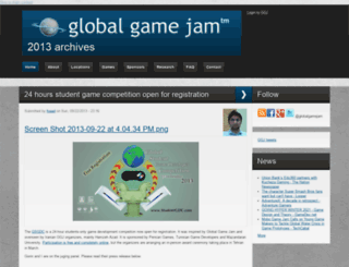 2013.globalgamejam.org screenshot
