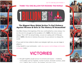 2013.onebillionrising.org screenshot