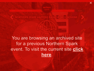 2014.northernspark.org screenshot