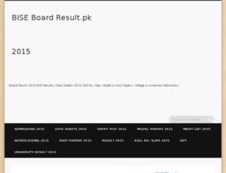 2015.boardresult.net.pk screenshot