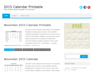 2015calendarprintable.com screenshot
